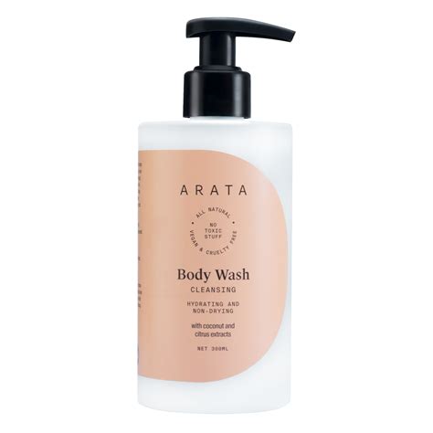 Arata: Natural Hydrating & Non-Drying Body Wash - 300 ml