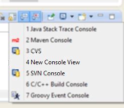 Eclipse Java Open Two Console 的图像结果