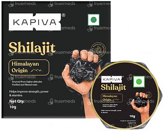 Kapiva Himalayan Shilajit 10 Gm - Uses, Side Effects, Dosage, Price ...