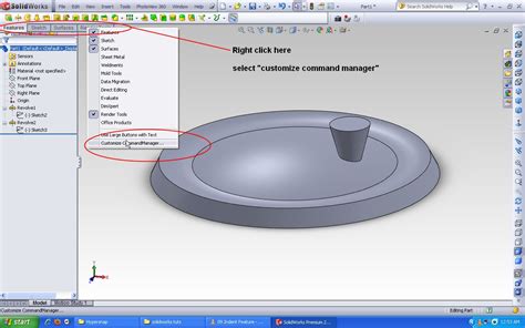 SolidWorks Command Manager Moved 的图像结果