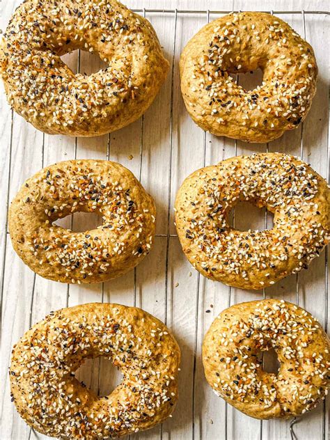 Fresh Milled Whole Grain Bagel Recipe - Cast Iron Skillet Cooking