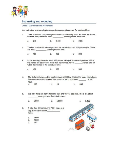 Estimation Worksheet 的图像结果