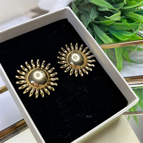 Sunrays Earrings | Premium Anti Tarnish 18k Earrings | LAVENDER ...