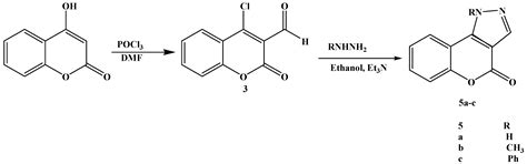 Synthesis of New Substituted Chromen[4,3-c]pyrazol-4-ones and Their ...