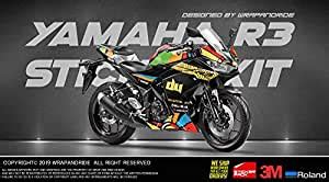 wrap and ride Yamaha R3 Decal -Sticker Gp Anniversary Edition Full Body ...