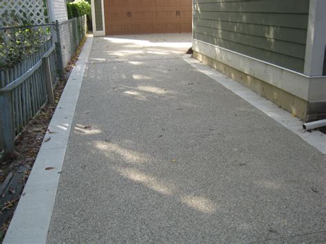 Exposed Aggregate Concrete Driveway With Border at Lori Allan blog