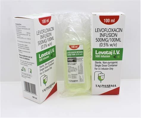 Levofloxacin Intravenous Infusion USP Manufacturer in India