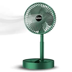 Wembley Portable Table Fan Mini USB Charging Rechargeable Fan Built in ...