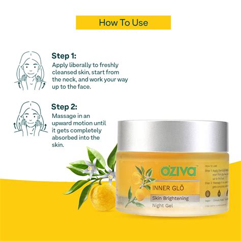 Oziva Inner Glo Skin Brightening Night Gel, 50 gm Price, Uses, Side ...