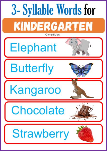 Three Syllable Words (Everything You Need to Know) - EngDic