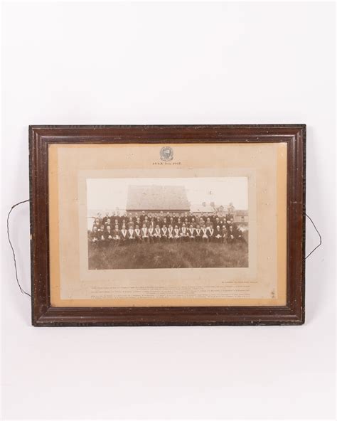Vintage Wood Framed Masonic Photograph July 5th 1917 - On The Square ...