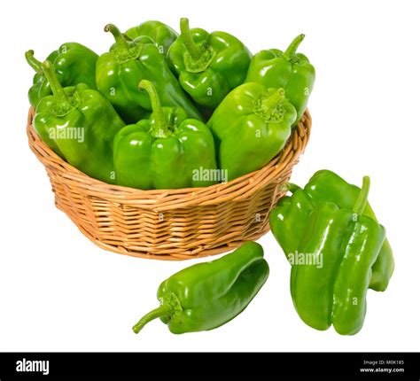 Bell pepper harvesting Cut Out Stock Images & Pictures - Alamy