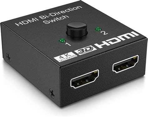 SGElectronix Bi-Directional HDMI Switch, HDMI 1.4 Switcher 2 in 1 Out ...