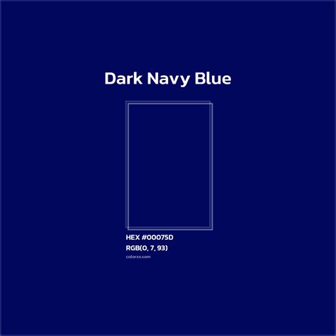 About Dark Navy Blue - Color codes | Matching colors and paints ...