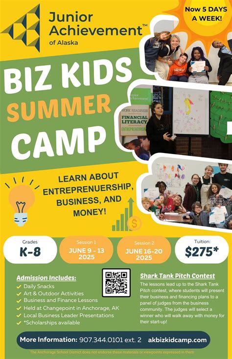 JA Biz Kids Summer Camp (Grades K-8) - Session 2, Change Point Church ...