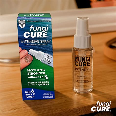 FUNGICURE Intensive Antifungal Treatment Spray - Kills 6 Types of Fungus, Soothes Itching ...