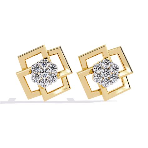 Lattice Luxe Diamond Earrings – Espira Gems