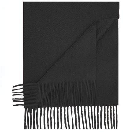 Black Cashmere Scarf - Esclot Suit Tailors London