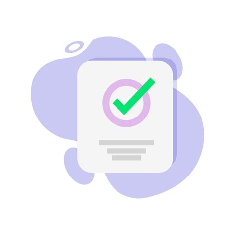 Check mark approval icon | Vecteur Premium