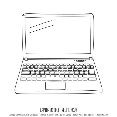 Laptop Drawing 的图像结果