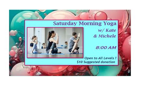 OM Belvidere Saturday Yoga with Kate and Michele, 301 2nd St, Belvidere ...