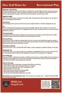 Image result for Disc Golf Rules
