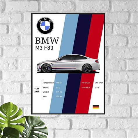 M3 F80 Car Poster – Oye Aalsi