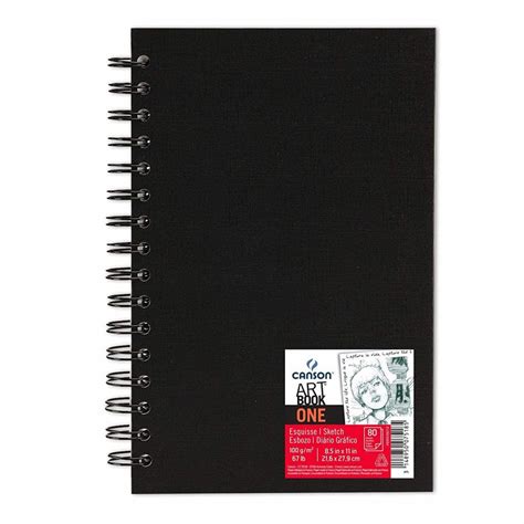 Canson One Art Book - Fine Grain 100 GSM - A6 - Spiral-bound 80 Sheets