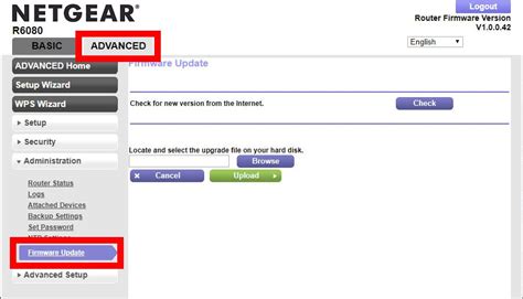 Image result for Netgear Router Firmware Update