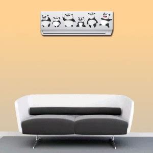 RANGOLI 90 cm Air Conditioner Panda Sticker 55 Self Adhesive Sticker ...