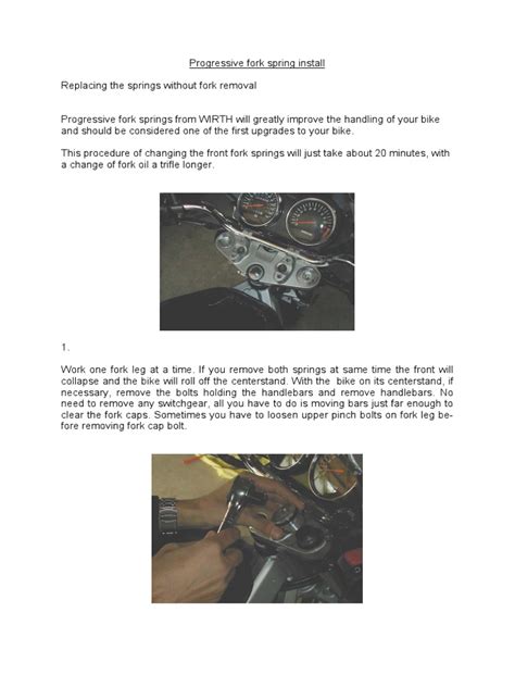 Image result for Progressive Fork Spring Installation