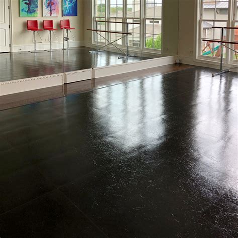 Slate Black Dance Floor - SnapLock Dance Floors