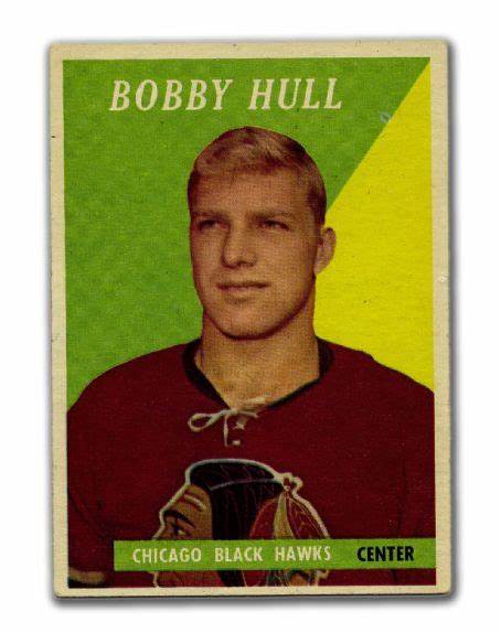 $3000! Bobby Hull's 1958-59 Topps #66 Rookie Card - Vintage Hockey ...