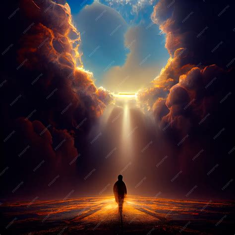 El camino al cielo | Foto Premium