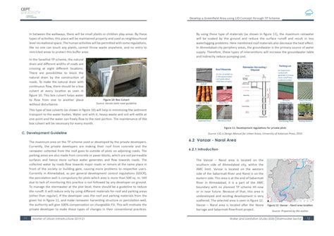 Develop a Greenfield Area using LID Concept & TP Scheme | CEPT - Portfolio