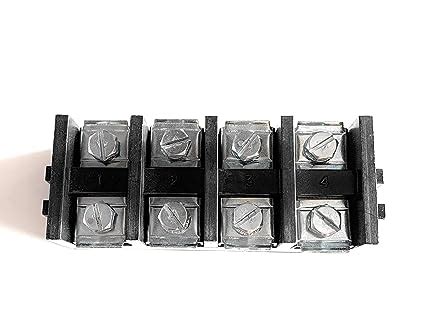 Litost® Control Panel 4 Way 100A 500V AC Bakelite Connector Strip ...