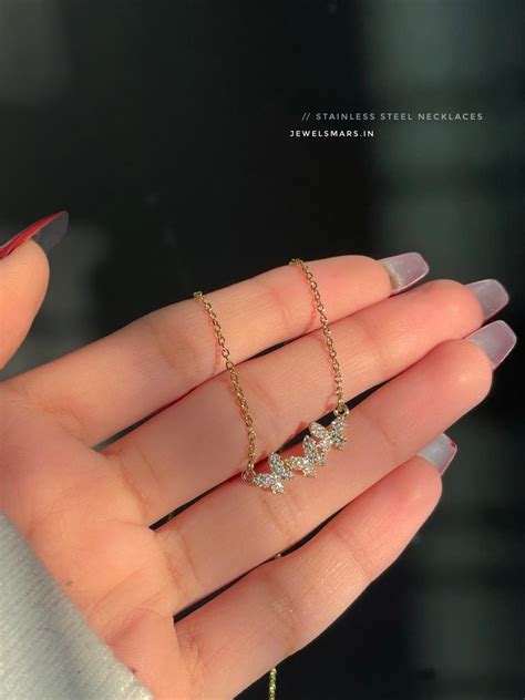 Minimal Butterfly Necklace ( stainless steel ) – Jewelsmars