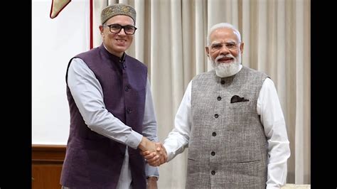 CM Omar Abdullah meets PM Modi, seeks early restoration of J&K's statehood