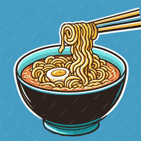 Ramen Noodle Bowl Clipart