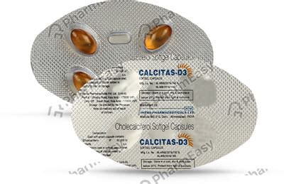 Calcitas D3 Capsules: Uses, Side-effects, Price, Dosage & More Info ...