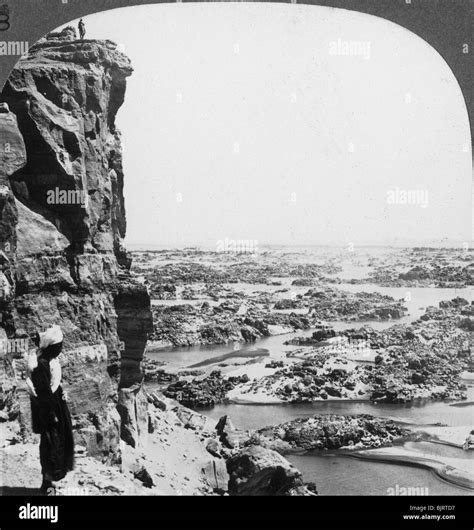 The second cataract of the Nile as seen from the southwest, Egypt, 1905 ...