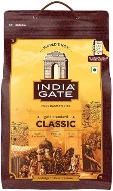 India Gate Basmati Rice Bag, Classic, 6 kg : Amazon.in: Grocery ...