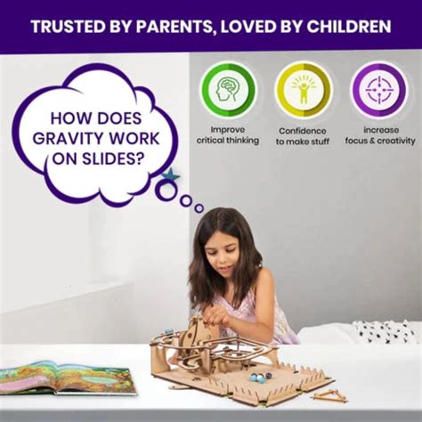 Smartivity Roller Coaster Marble Slide DIY STEM Educational Fun Game ...