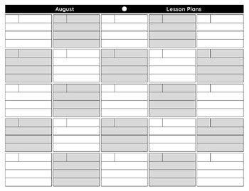 October Monthly Lesson Plan Calendar 的图像结果