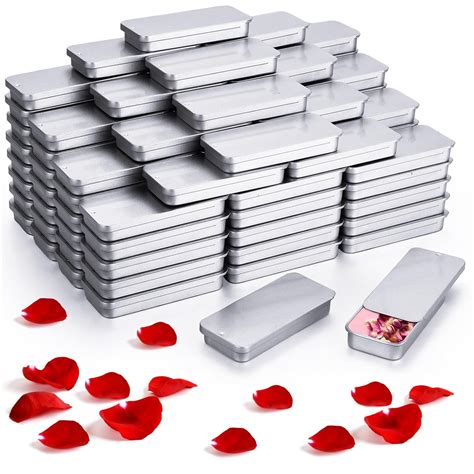 Hunky Dory 24pcs 10gram Aluminium Small Slide Top Tin Lip Balm Tins ...