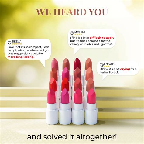 Ayurvedic Lipstick Mini Kit | 16 Shades, Herb-Enriched