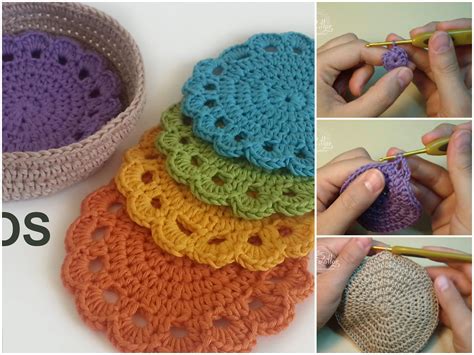 Crochet Coaster Tutorial 的图像结果