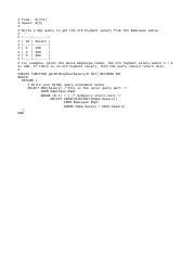 Image result for Oracle SQL Query for Getting Nth Highest Salary