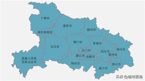 湖北省有多少个市(12个地级市，1个自治州)-风水人