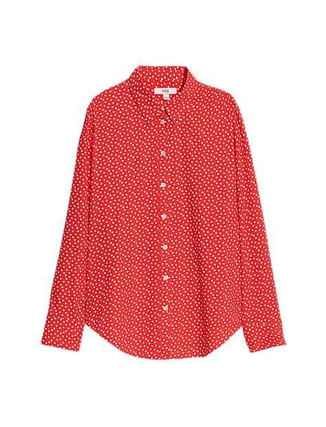 Buy Printed Collared Shirt at Marks & Spencer